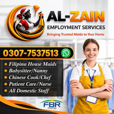 Maids / House Maids / cook / House chef / Baby Sitter maid available