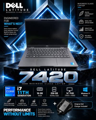 Freshly Imported Business Laptop - Dell Latitude 7420
