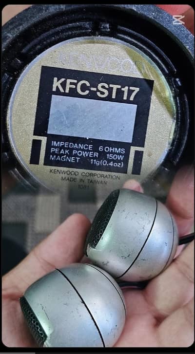 original Kenwood Tweeters heavy weight high quality