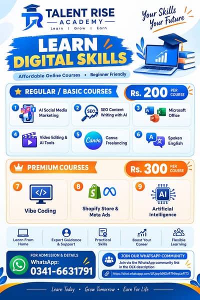 Digital Skills Courses – Talent Rise Academy