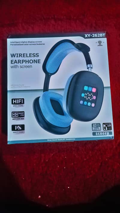 Wireless Headphones with Touch Screen Display – XY-262BT