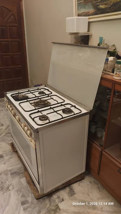 5 burner cooking range Tecnogas Technogas Italy Imported