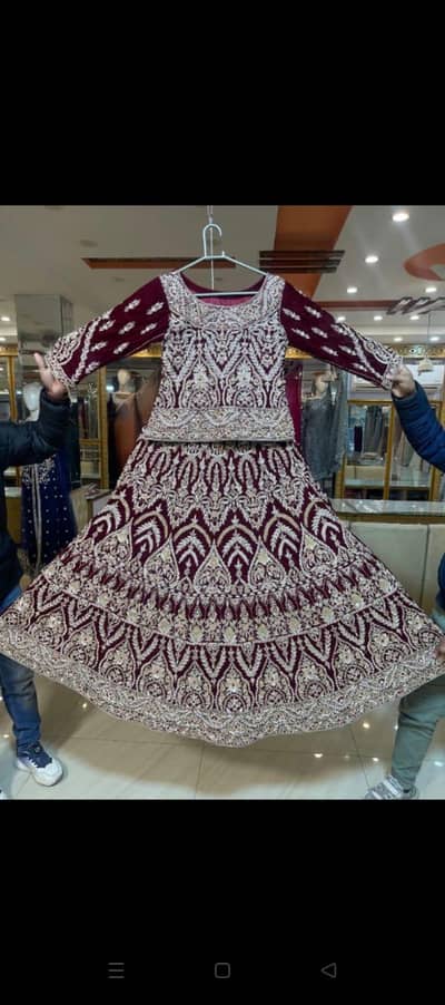 One time Used Bridal Lehnga 10/10 condition