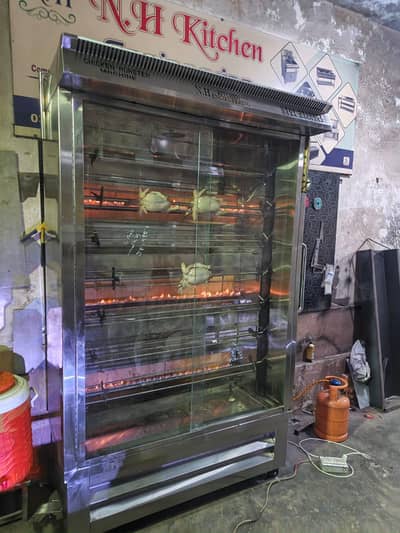 Chicken roasted machine 45 48 charge Grill fastfood Machine Rotisserie