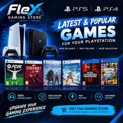 PS4 PS5 Games – Latest & Popular Games | FleX Gaming