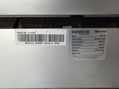 kenwood E inverter 1.5 Ton