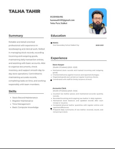 Job wanted