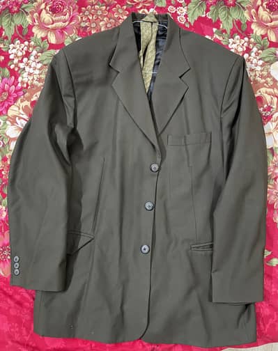 Green Color dress coat