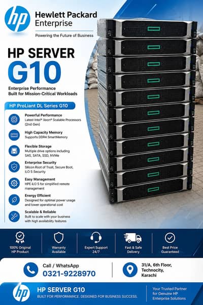 HPE ProLiant Gen10 Server — AVAILABLE