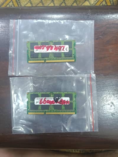 8 GB DDR3L Laptop RAM Module (SO-DIMM) manufactured by Micron for 3000