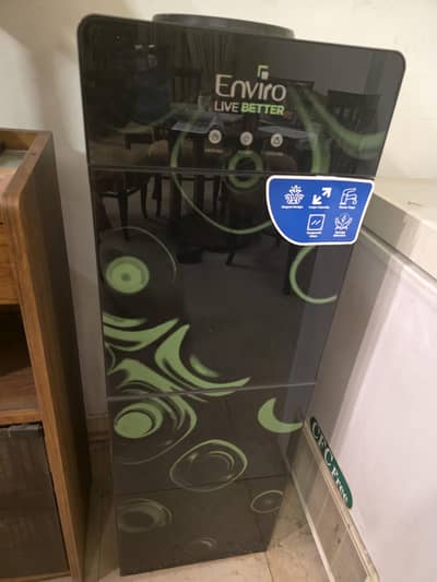 Enviro Water Dispenser 3 Taps Glass door