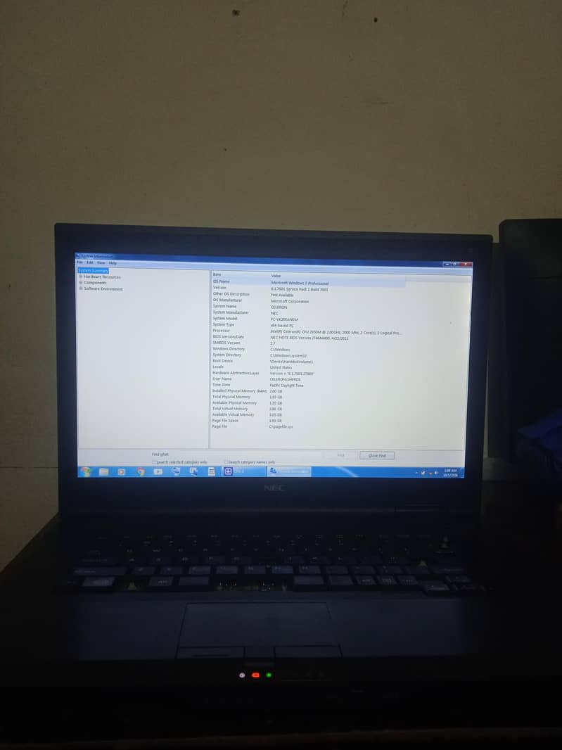 Laptop intel Celeron 1