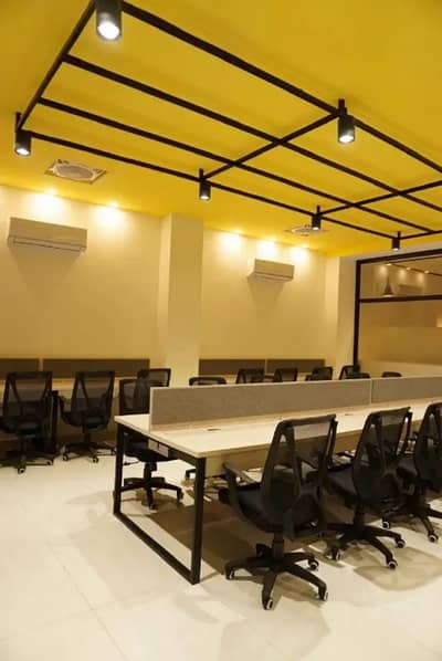5500 Sq Ft Fully Furnished Office For Rent - 80 Seating - Johar Town, Lahore - Rs. 6 Lac 25 Thousand*