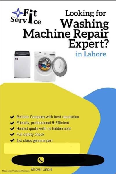 Automatic washing machine repairng services