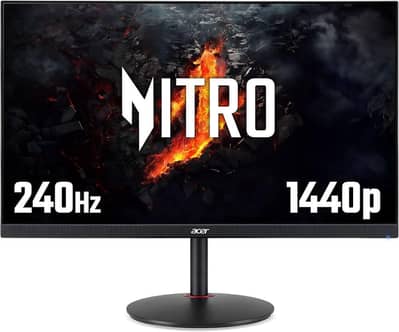 Gaming Monitor Acer Nitro 27" 2k 240hz Fast IPS 0.5ms HDR Monitor