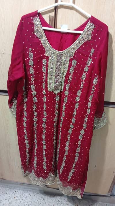 red suit 1 time wear kia ha bs xl size me ha buteq SE Lea tha