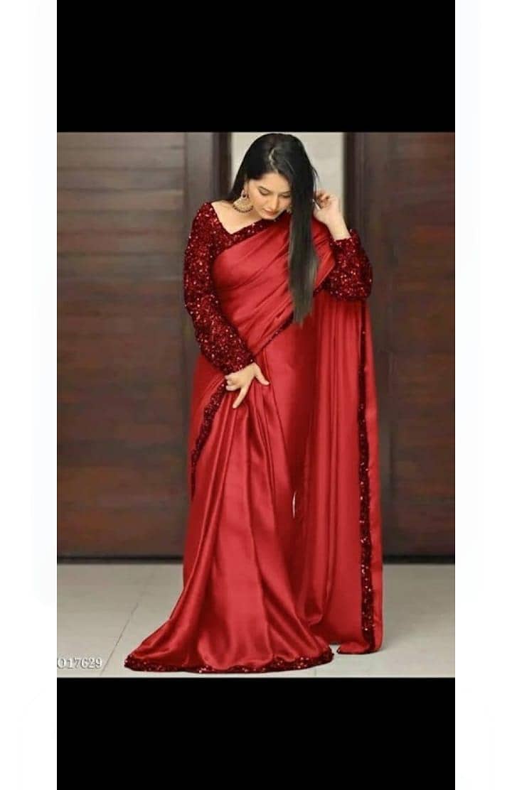 FANCY SLIK SAREE 2
