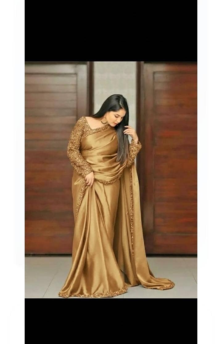 FANCY SLIK SAREE 3