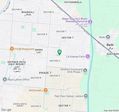 DHA Phase 7 Block U 1 Kanal Residential Plot For Sale