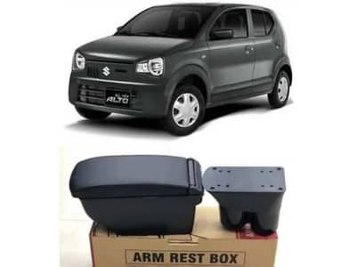 • Suzuki Alto 660cc Center Arm Rest Console • OEM Fitting, Black Color