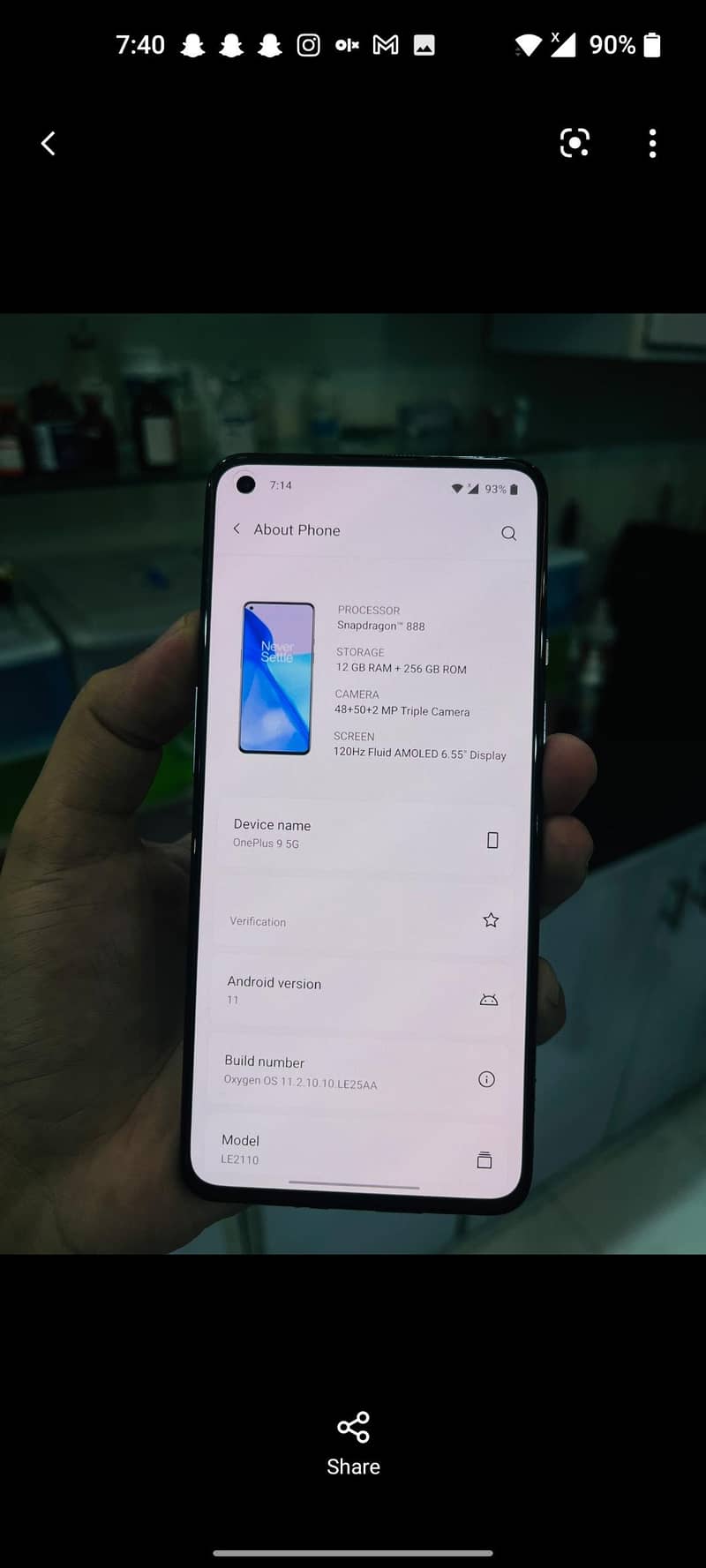 One Plus 9 4