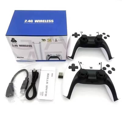 M15  Plus 4k Game stick pro -20000+ Games- 2 wireless controllers