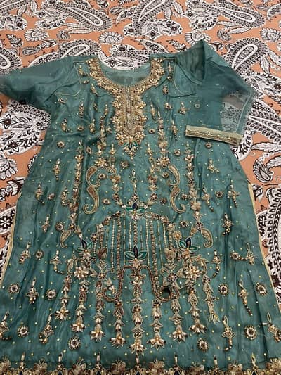3 pieces party wear dress