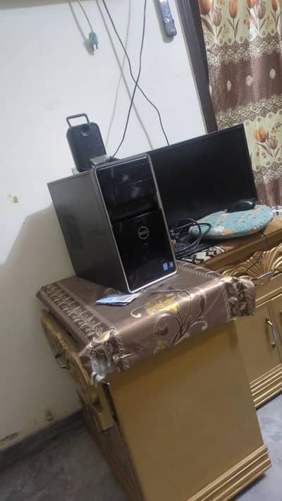 for sale computer and lcd 24 inch i3.4rth gen