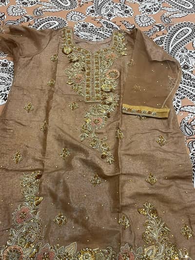 3 piece party wear suit