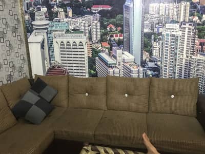 L shape sofa for sale urgently