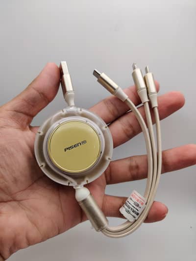 3 in 1 Charging Cable for iPhone Samsung Xiaomi Redmi Oppo Vivo