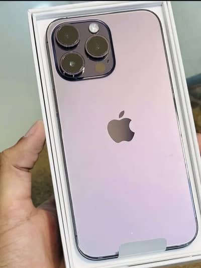 Iphone 14ProMax 256gb physical plus Esim PTA