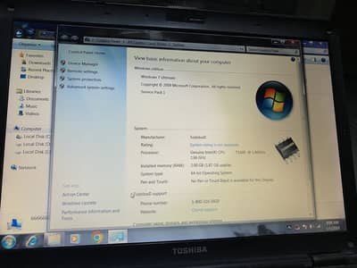 Toshiba laptop satellite 2gb ram 300gb hard read ads