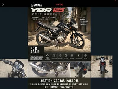 yamaha ybr urgent sell