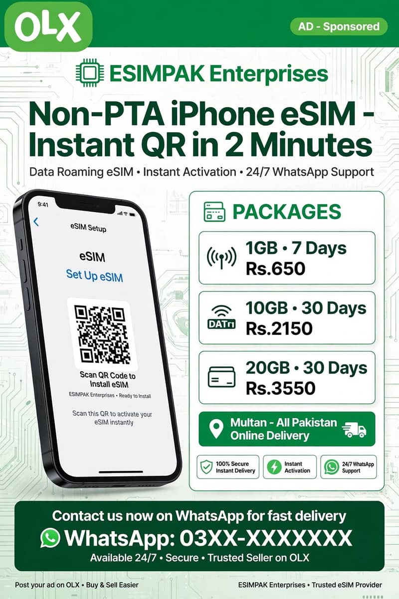 I MAKE NON PTA IPHONE INTO WORKING WITH ESIM 100% Social app working 0