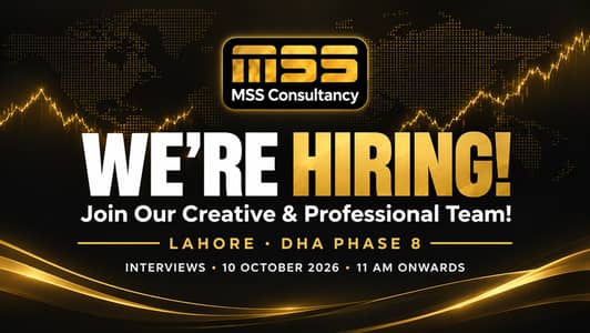 MSS Consultancy Lahore Jobs | Sales, Admin, Social Media & Forex