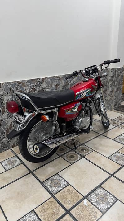 Honda CG 125 Attock Number Antique piece