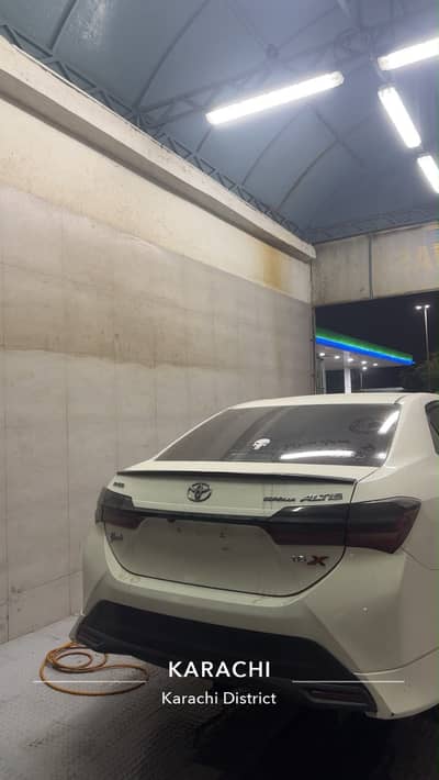 Corolla lip spoiler