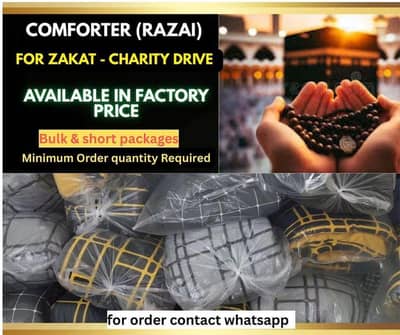 Comforters-Razai | charity Drive compaign | Special Factory Price