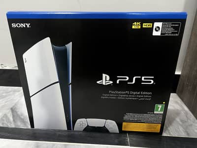 Ps5 digital edition with controller box pack (untouched ,unused)