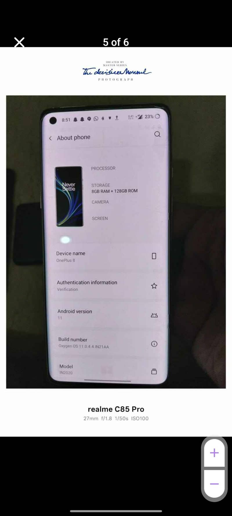 One Plus 8 5