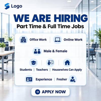 line work jobs available —Male/Female (Lahore)
