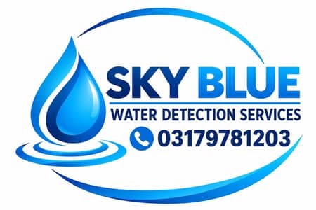Sky blue water detection services