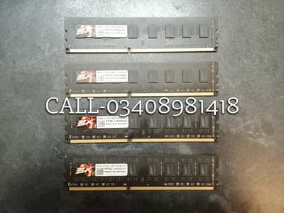 GAMING DDR3 8GB 1600MHZ RAM WARRANTY A+++ CALL-03408981418