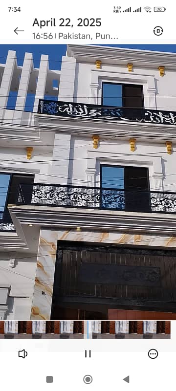 Canal road kheyaban colony 7 Marla double story house for sale 03018660465