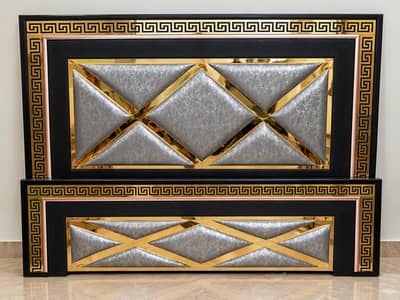 Complete Luxury Bedroom Set | Bed + Dressing + Side Tables