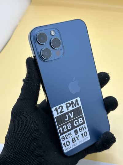 Apple iPhone 12 Pro Max Jv 128 GB 92% Battery Health 10 by 10