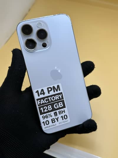 Apple iPhone 14 Pro Max 128 GB Factory Unlock Non PTA 96% Battery Heal