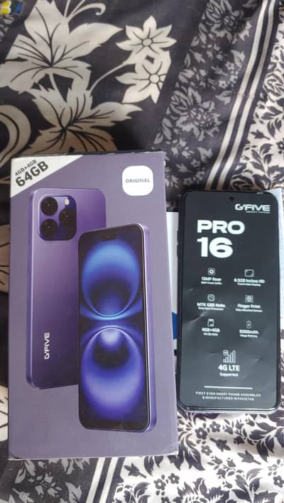 G'Five 16 Pro box double SIM pta  approve 03298222023
