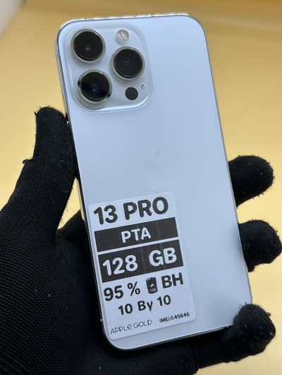 Apple iPhone 13 Pro 128 GB Dual Sim PTA APPROVED 95% BH